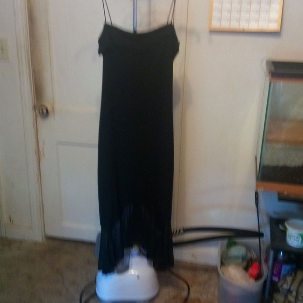 Little black cocktail party dress.